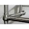 Fauceture Templeton 24" x 20-3/8" x 33-3/16" Brass Console Sink Legs, Nickel VBH282033SN - alternate 3